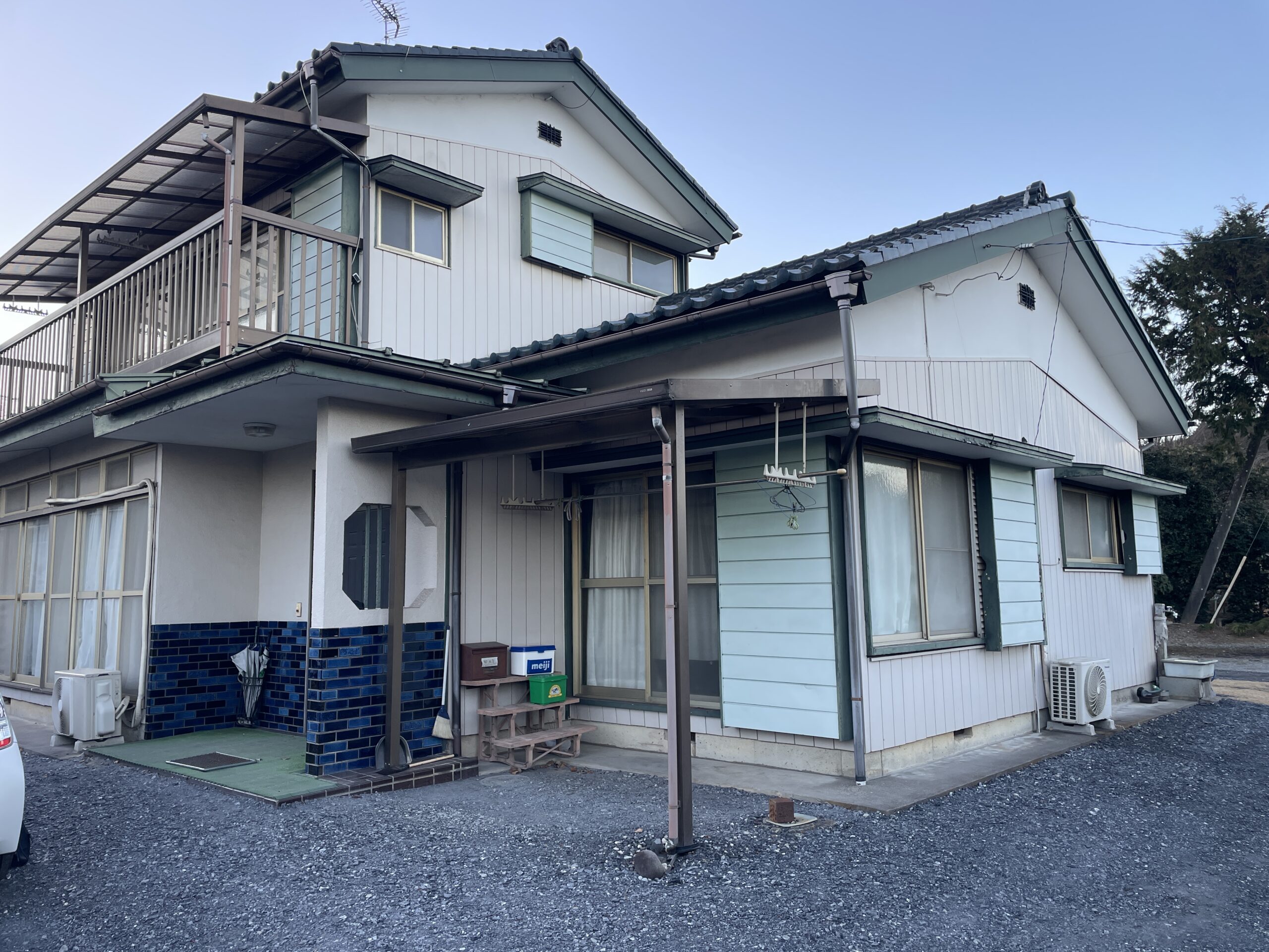 越生町外壁塗装前の写真