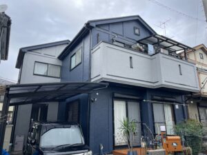 白岡市の外壁塗装後の写真