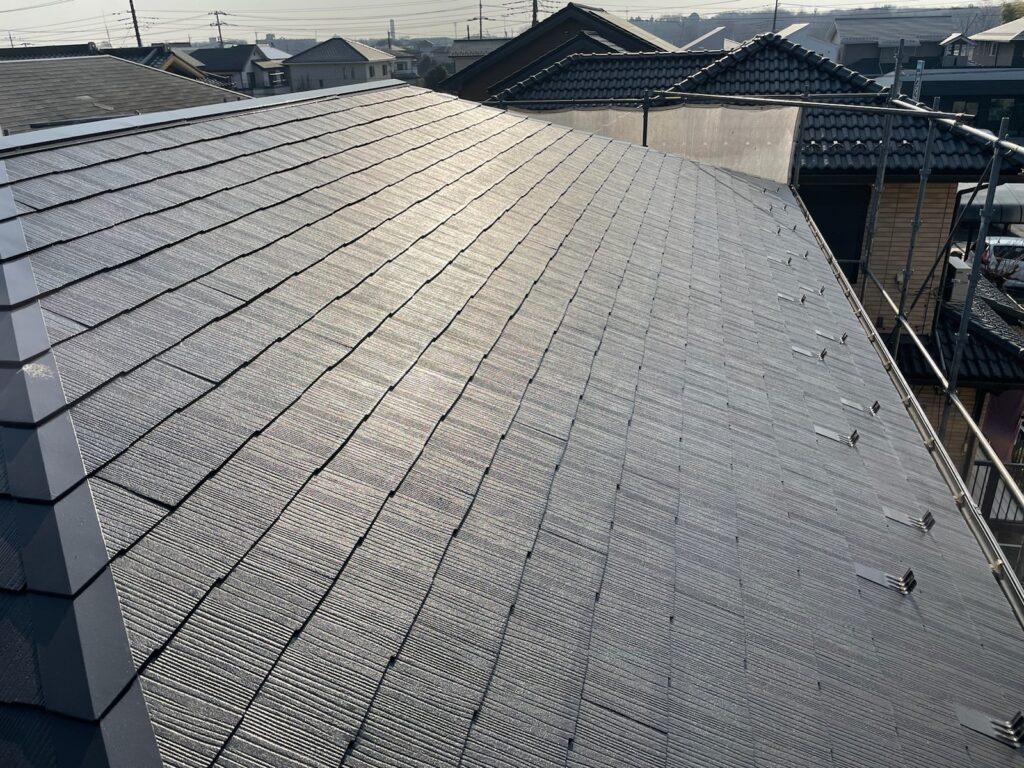 鶴ヶ島市屋根塗装後の写真