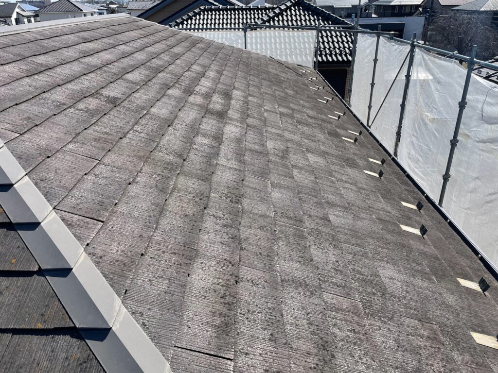 鶴ヶ島市屋根塗装前の写真