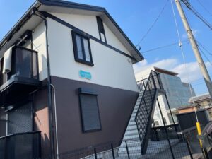 毛呂山町アパート塗装後の写真