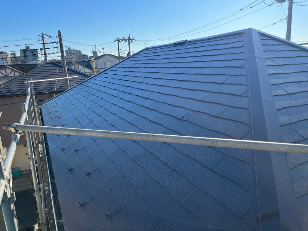 鶴ヶ島市屋根塗装後の写真