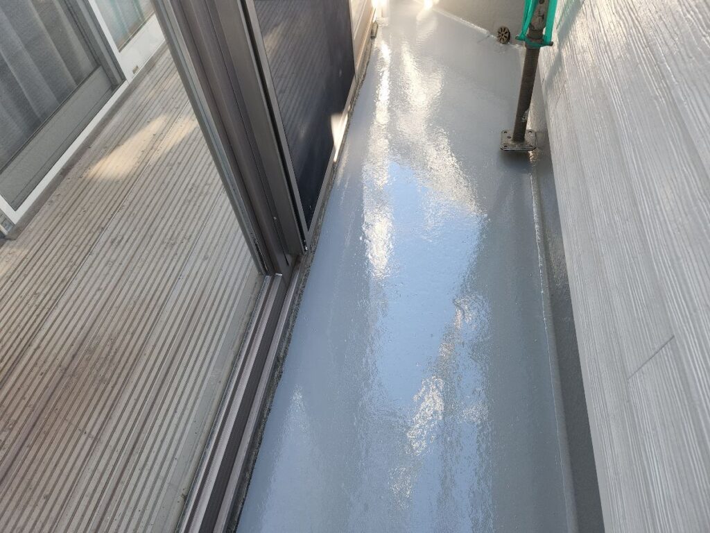 川越市のベランダ防水後の写真