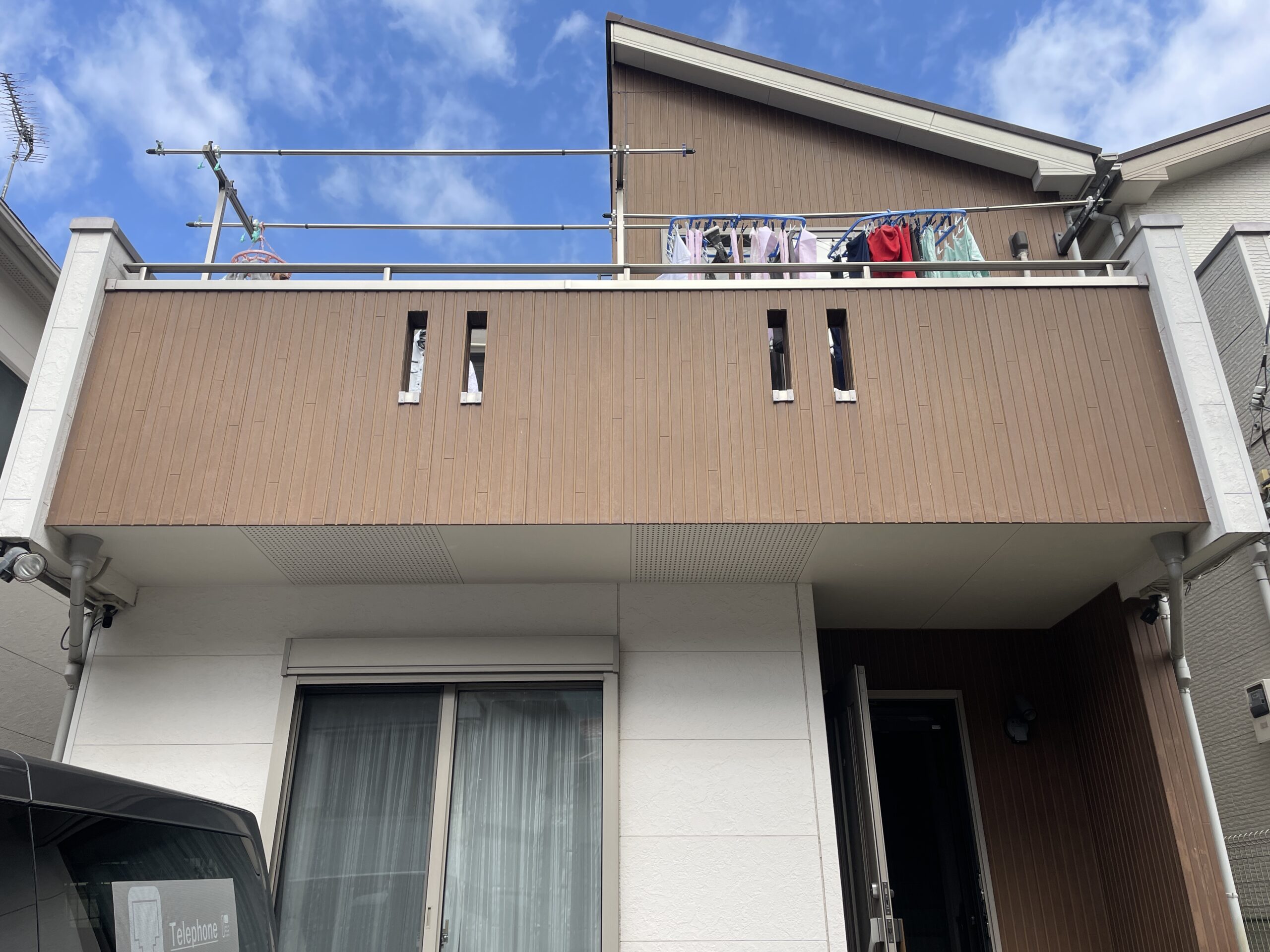 朝霞市外壁塗装前の写真