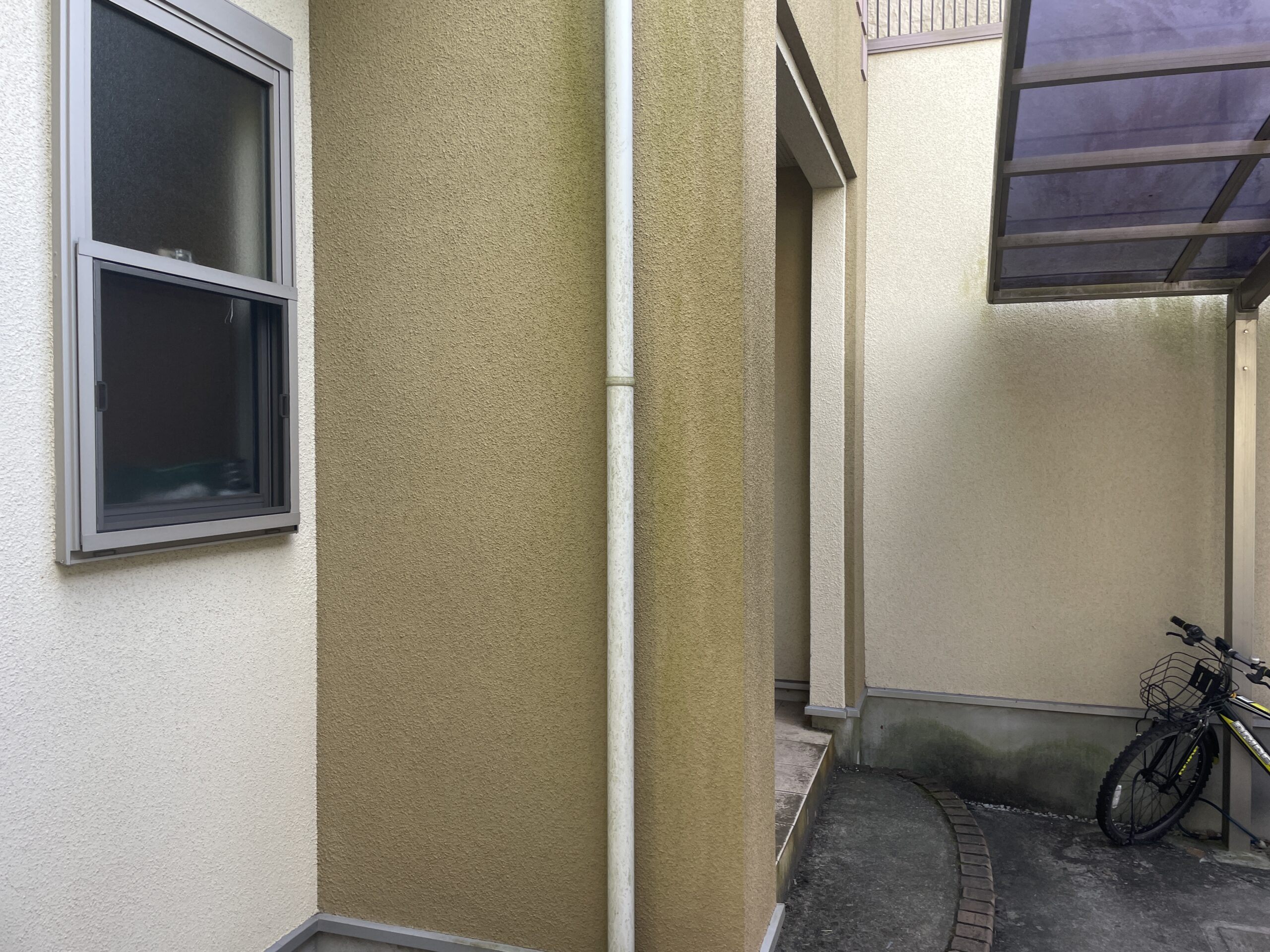 小川町外壁塗装前の写真