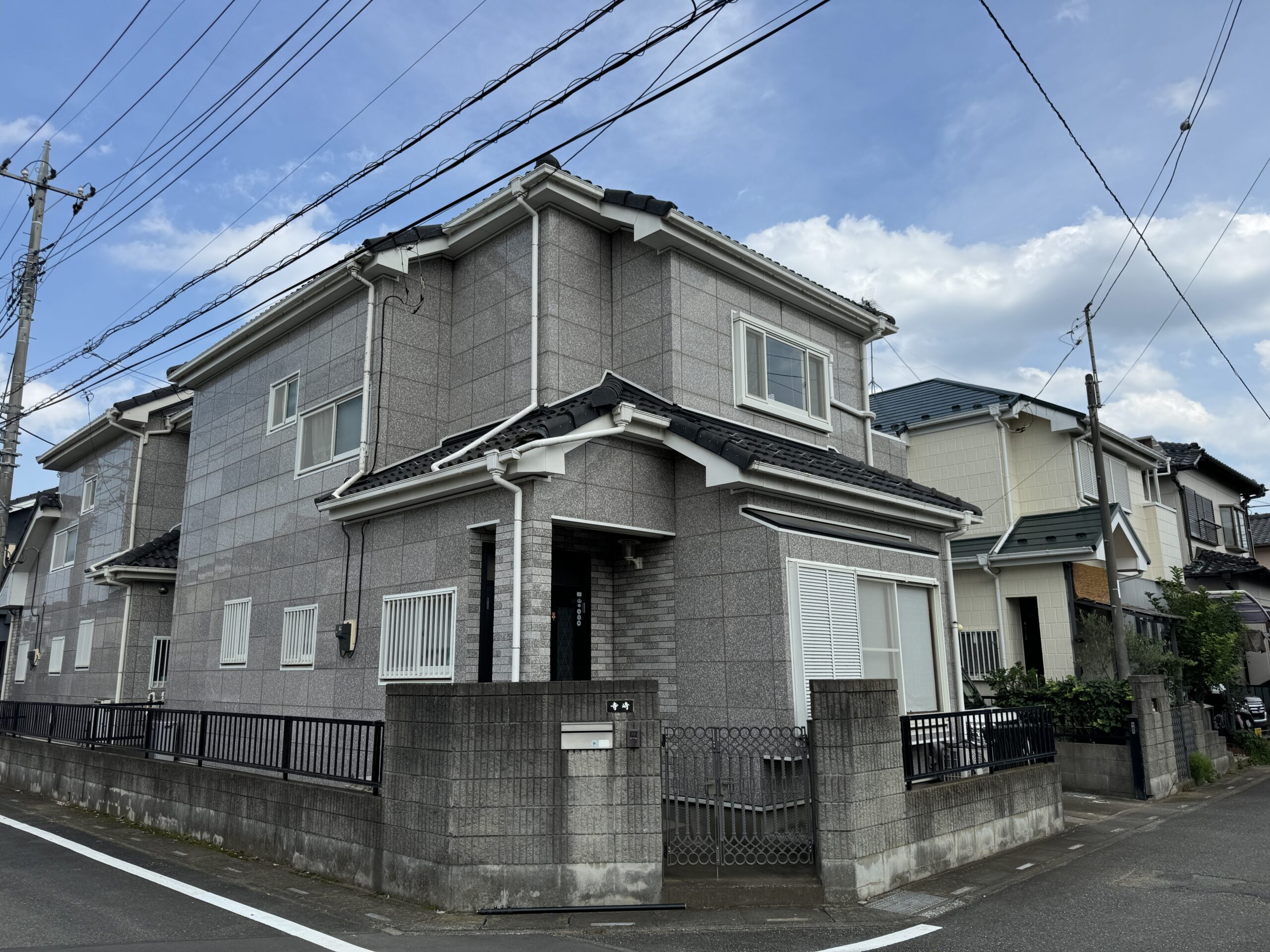 桶川市屋根塗装前の写真
