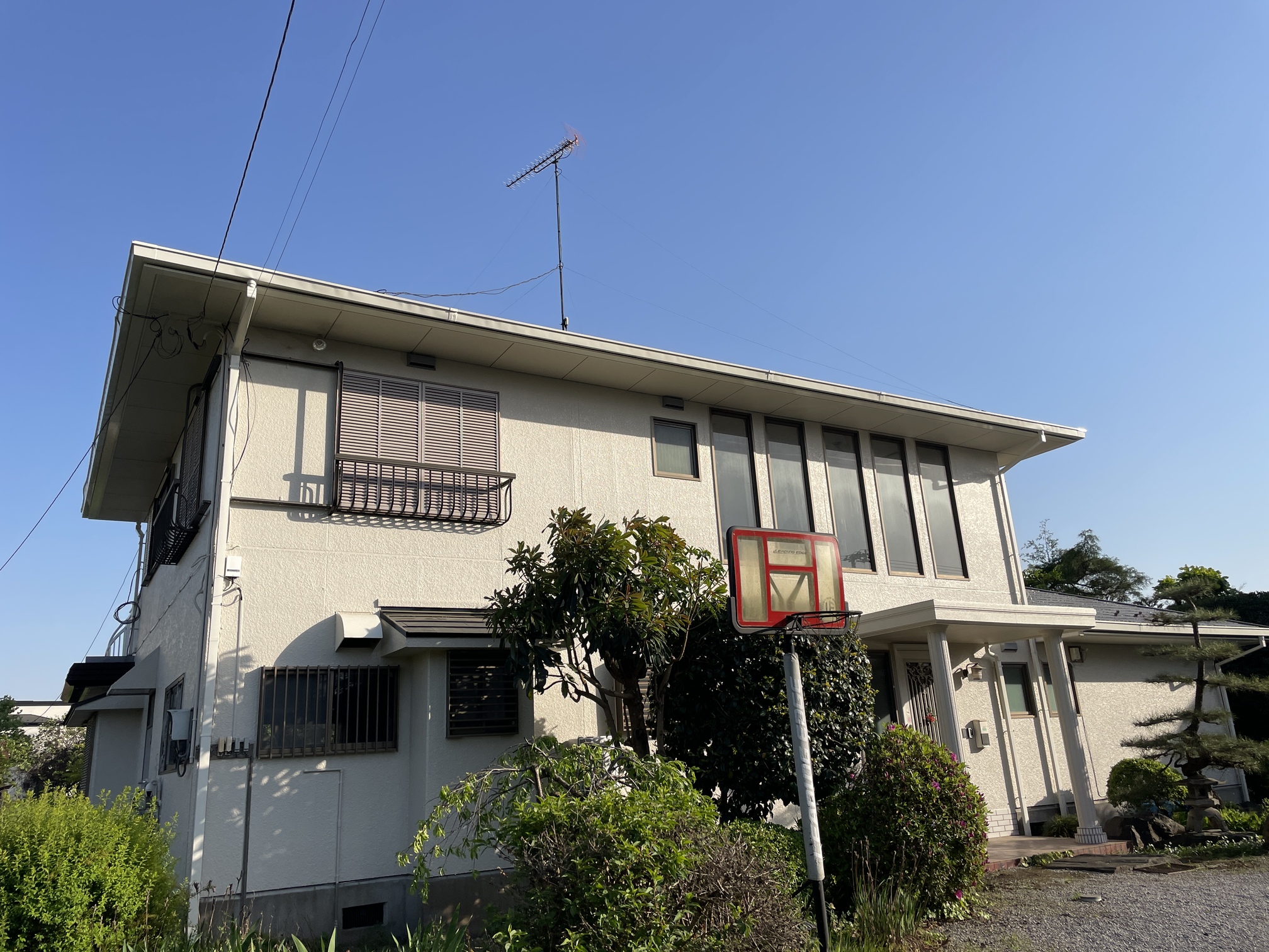 日高市外壁塗装後の写真