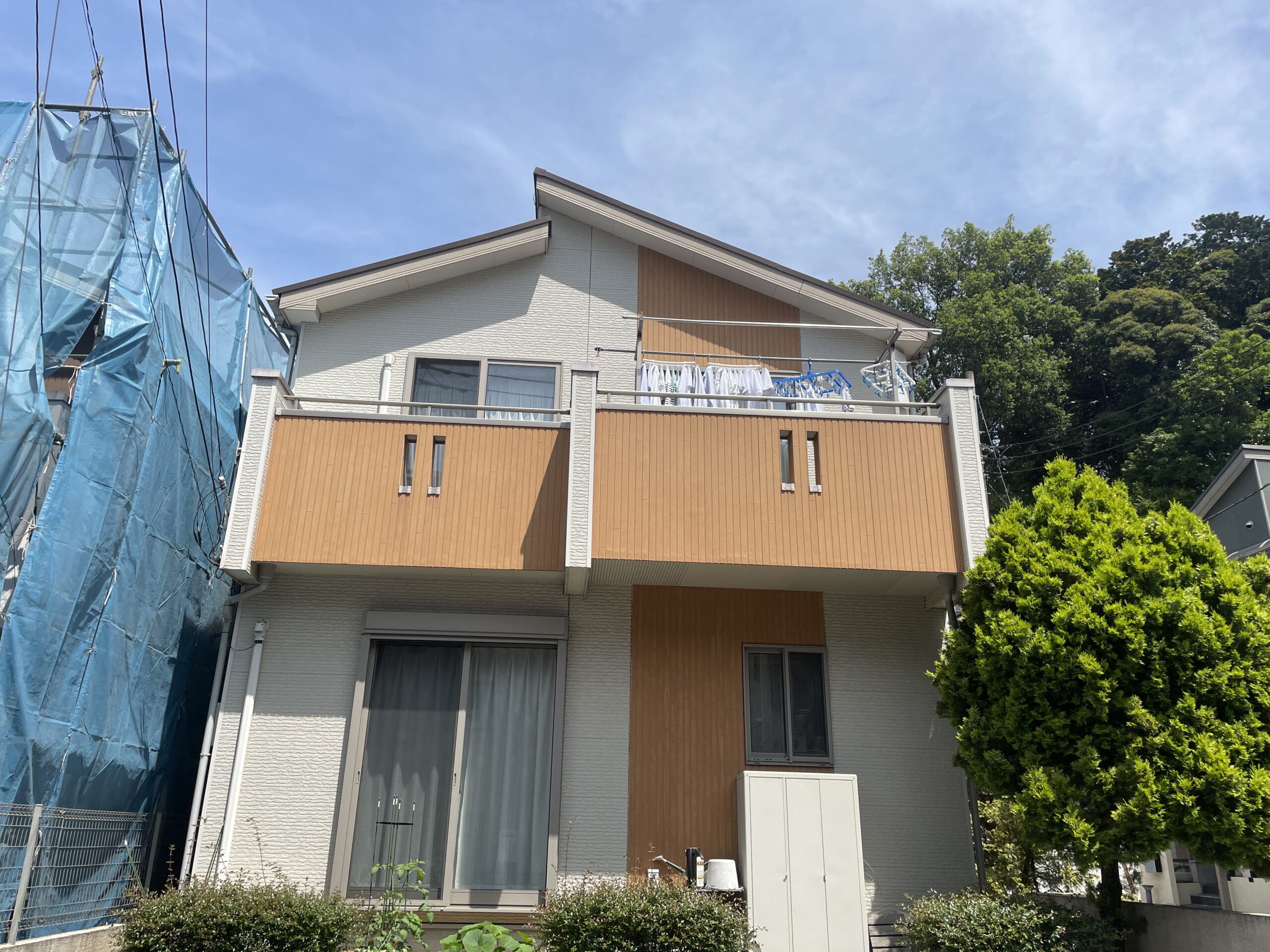 朝霞市外壁塗装前の写真
