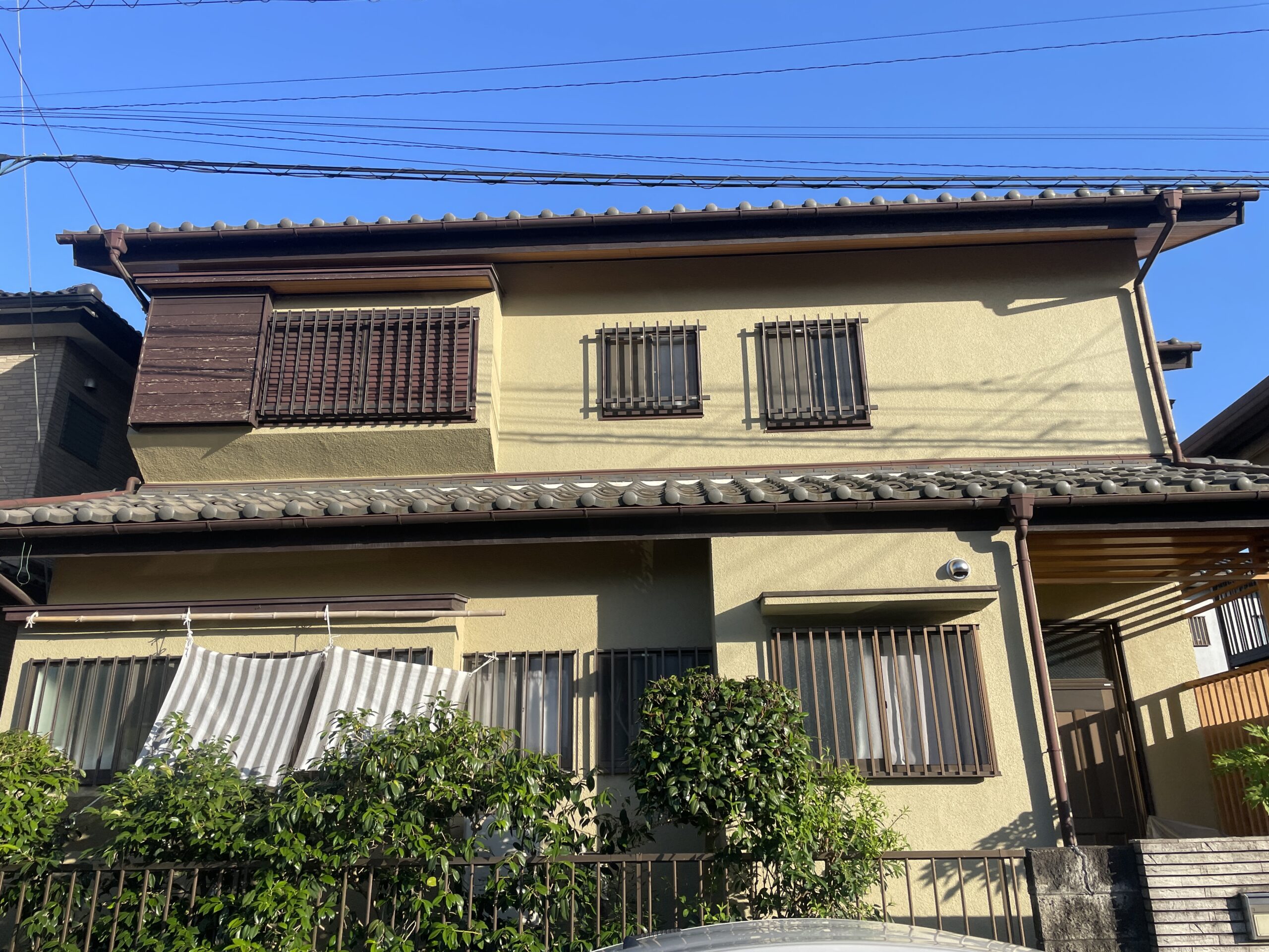 坂戸市外壁塗装前の写真
