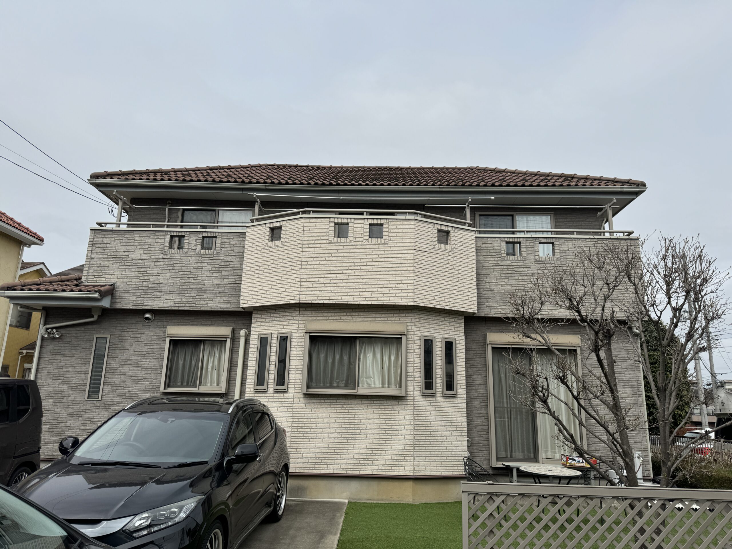 坂戸市外壁塗装前の写真