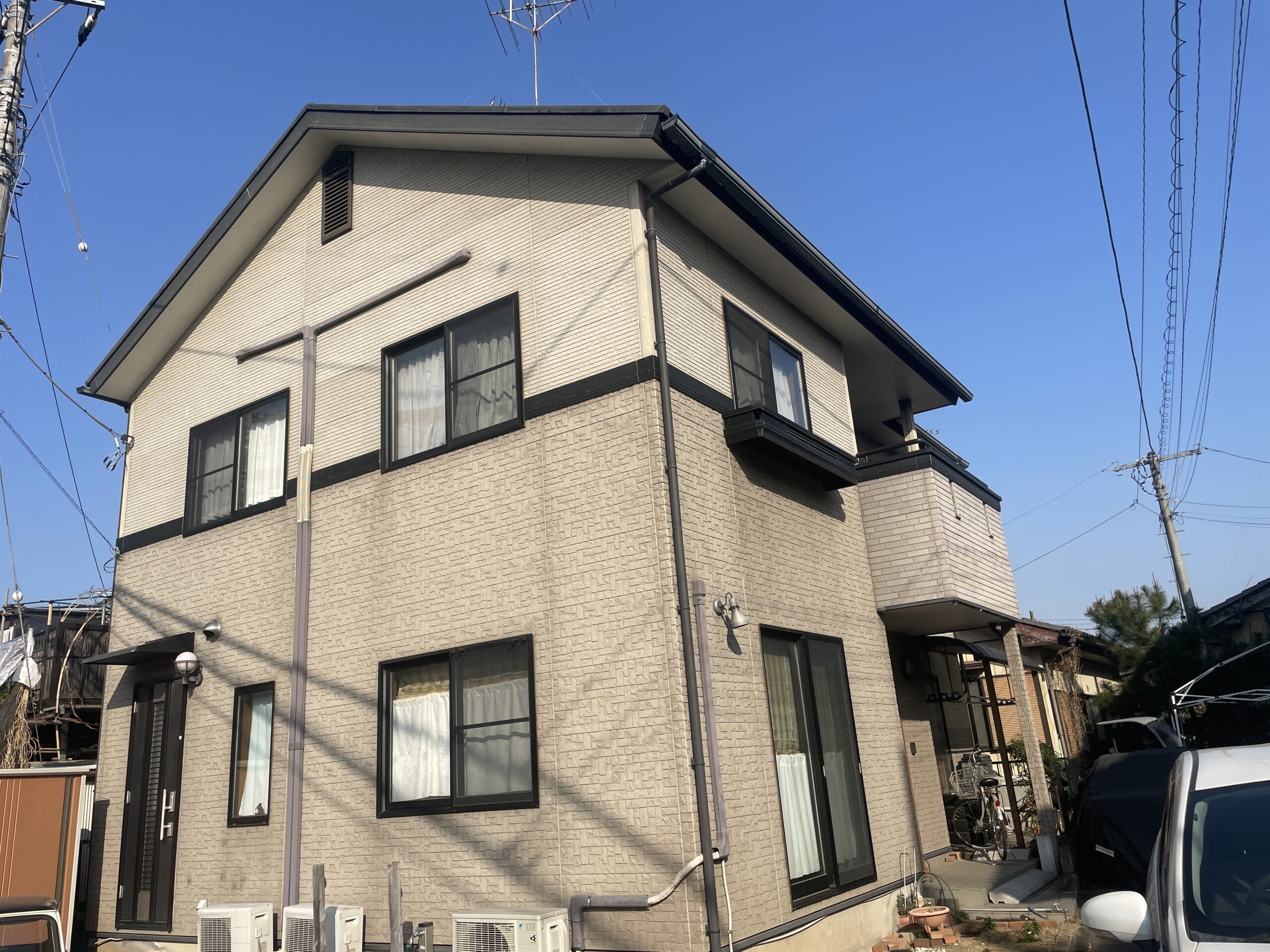 毛呂山町外壁塗装前の写真