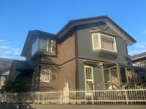 日高市外壁塗装後の写真