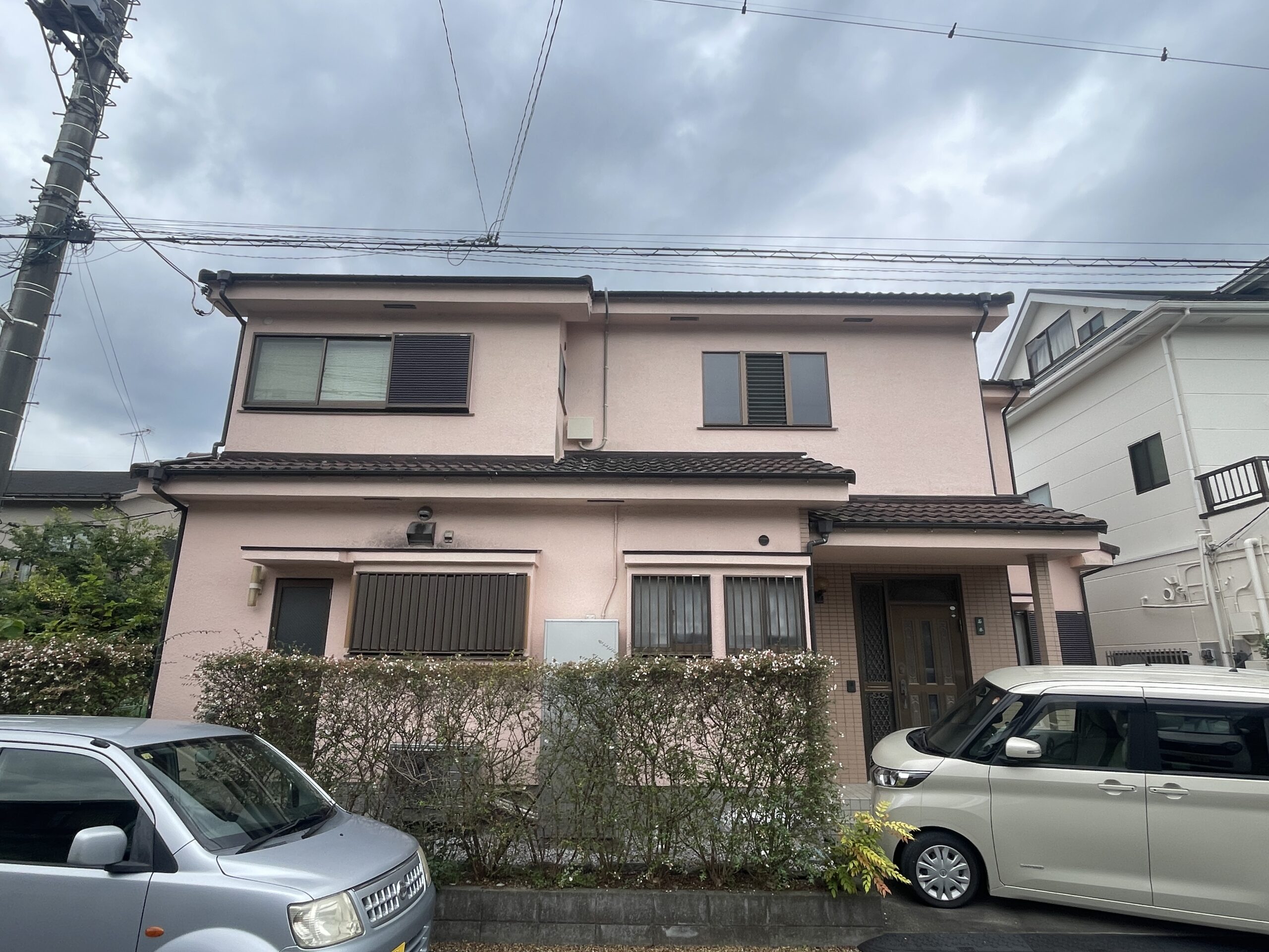 小川町外壁塗装前の写真