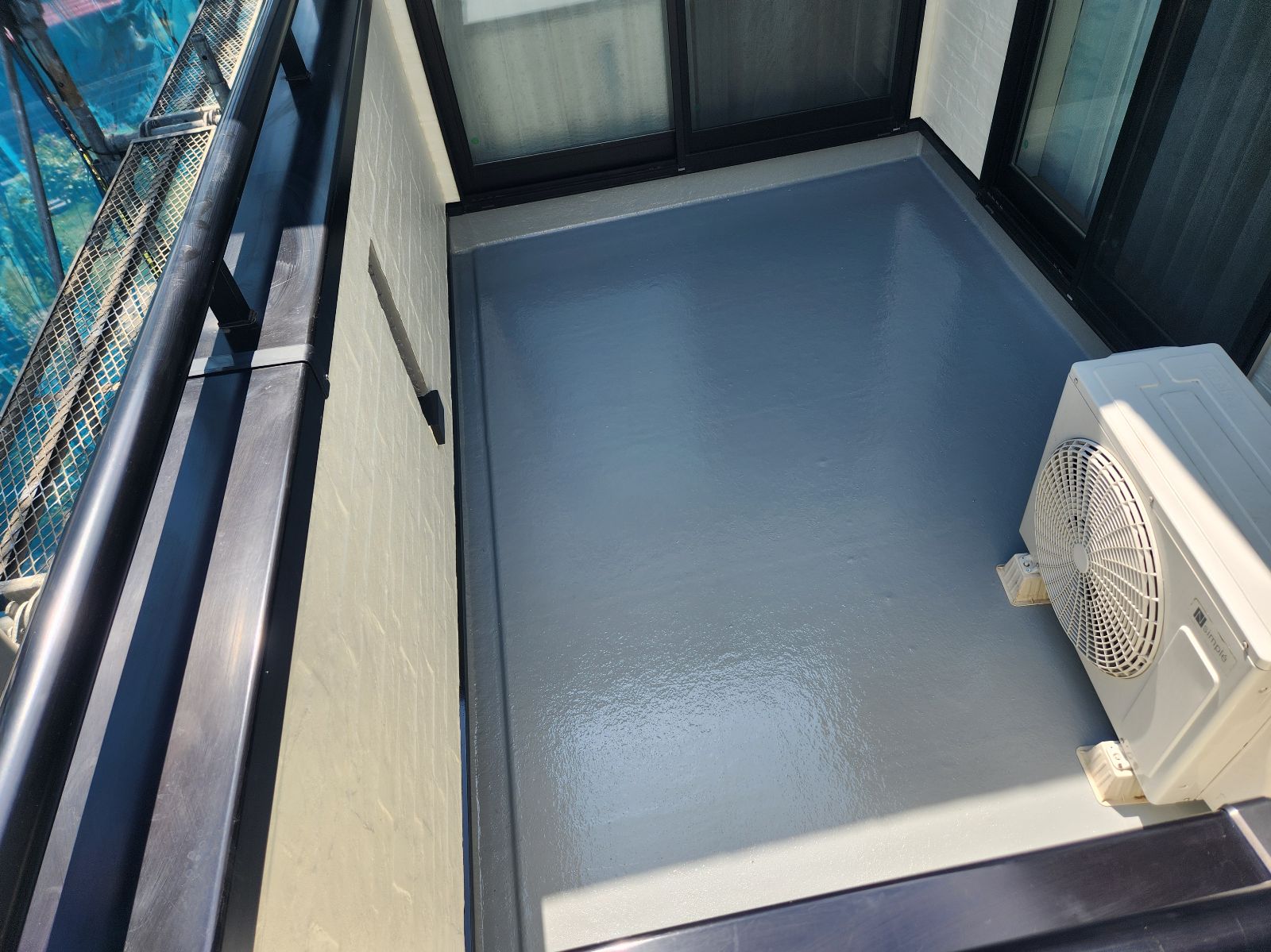 坂戸市ベランダ防水後の写真